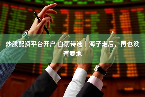 炒股配资平台开户 白荫诗选｜海子走后，再也没有麦地